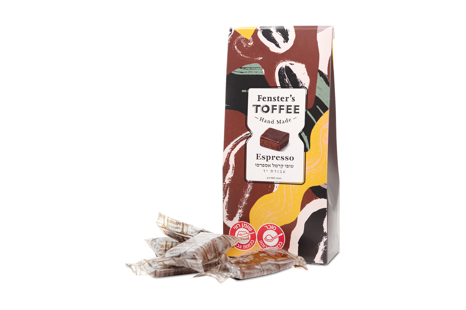 Handmade Espresso Caramel Toffees Israel Cart