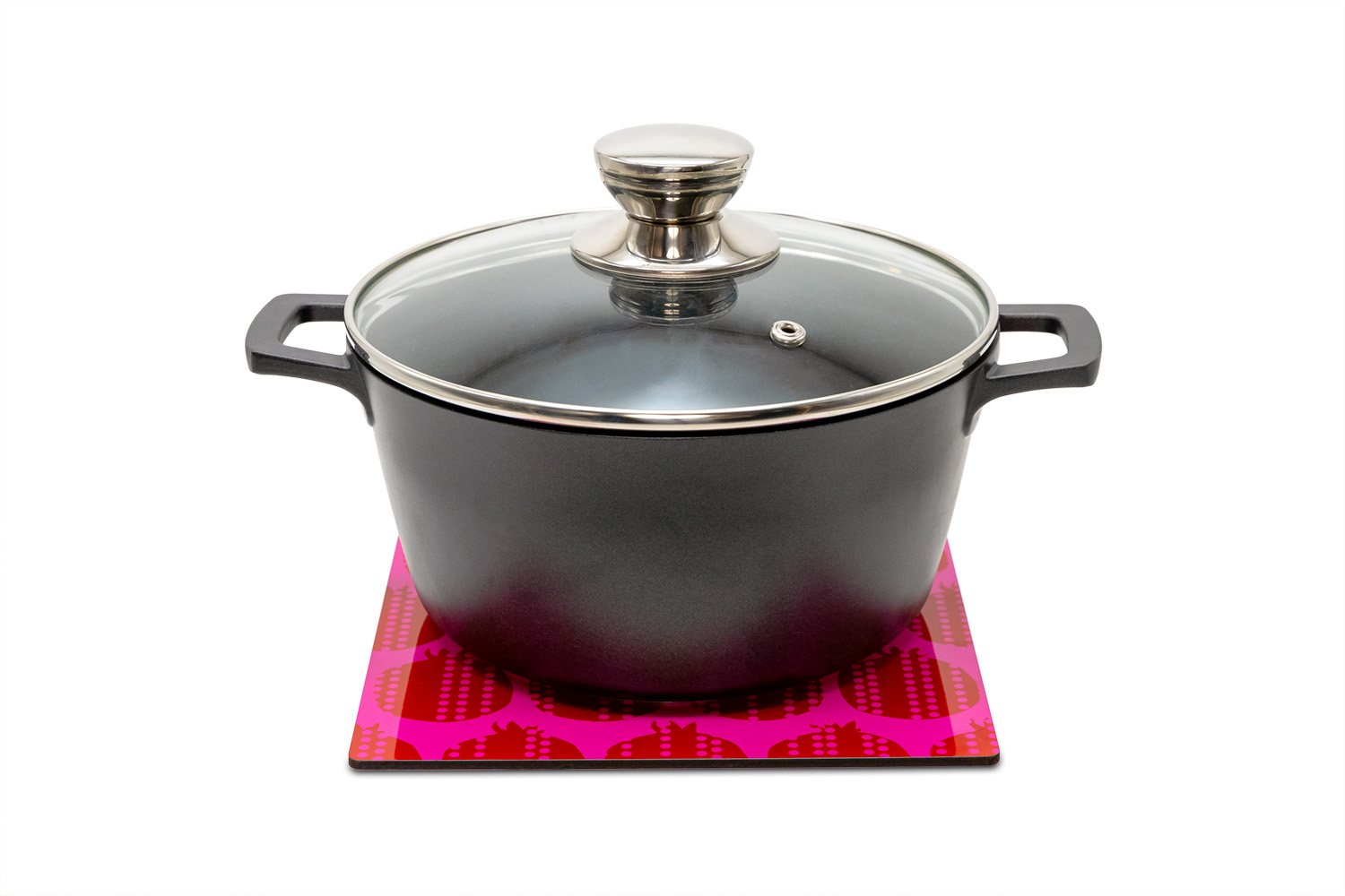 Retro Pomegranate Design Hot Pot Trivet Israel Cart