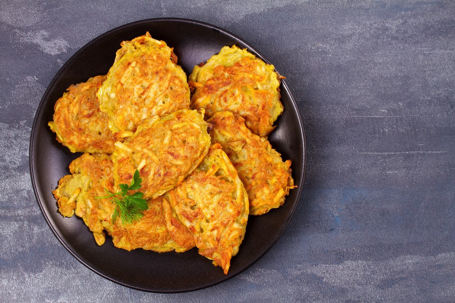 Sweet Potato Latkes Israel Cart