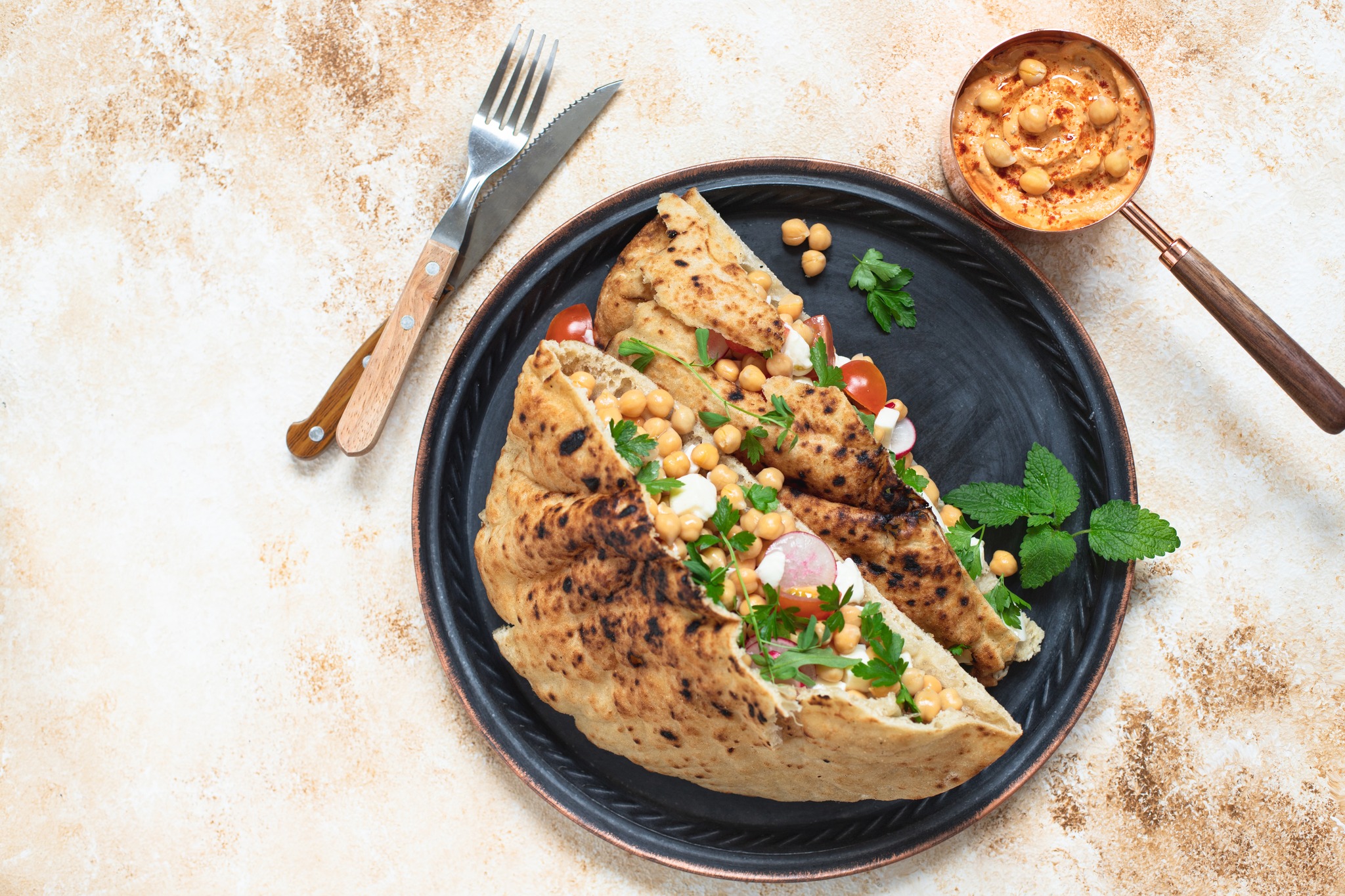 Veggie Shwarma Pita Sandwich - Israel Cart