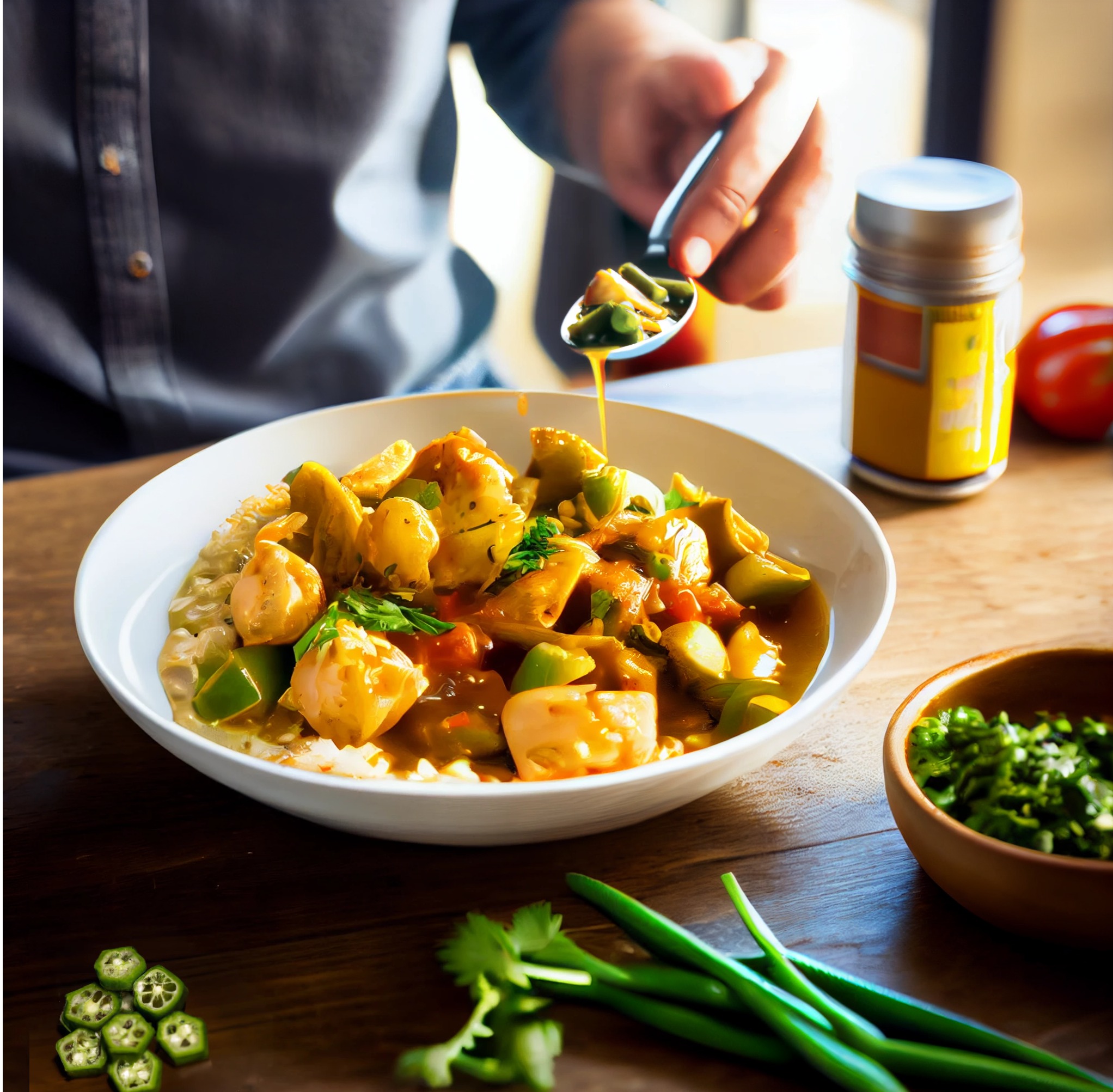 Spicy Chicken and Okra - Israel Cart