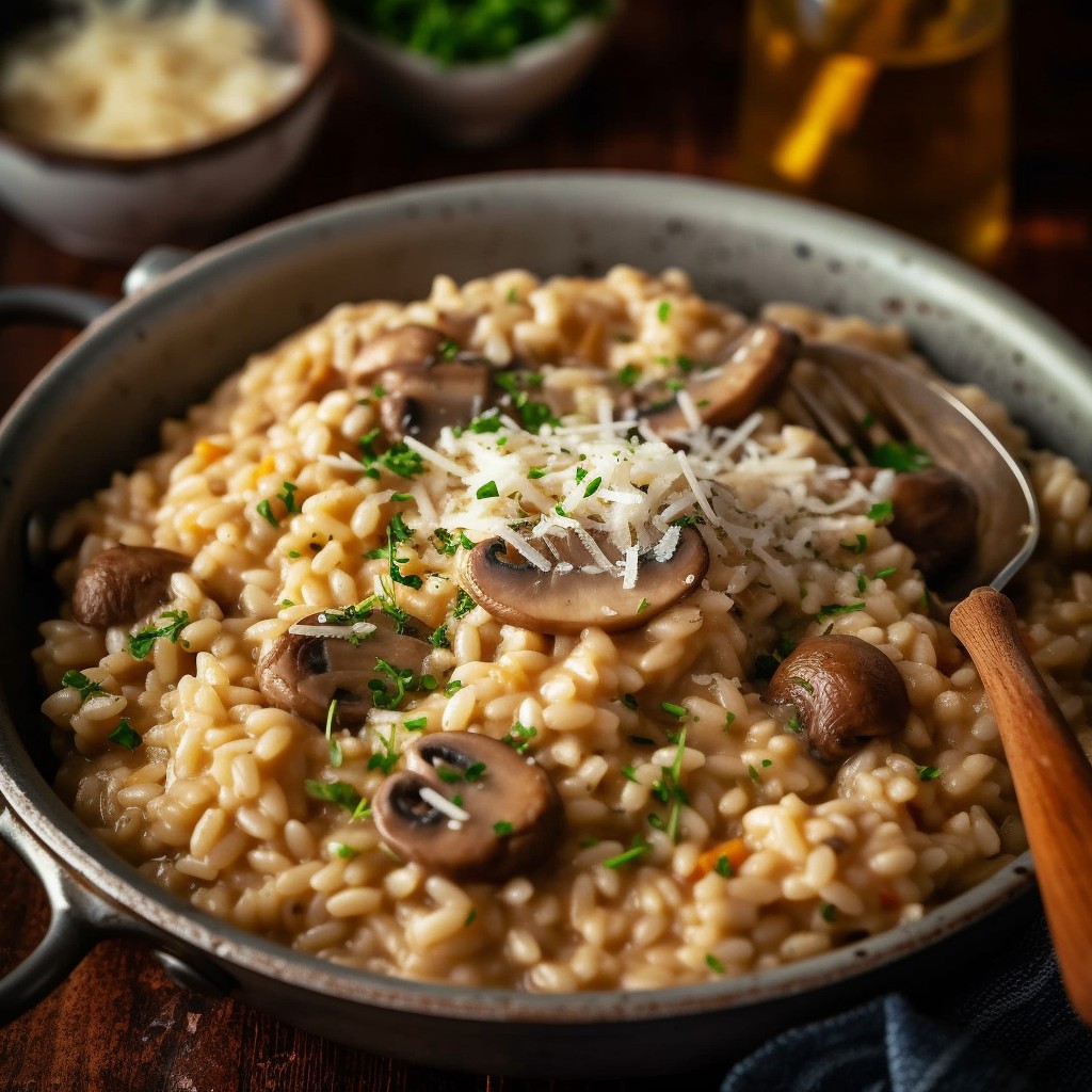Barley and Mushroom Risotto - Israel Cart