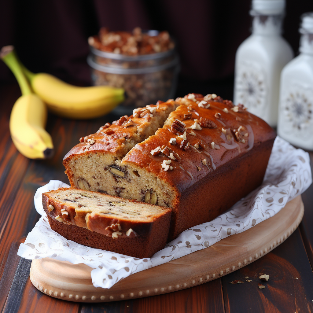 Tahini Banana Bread with Pecans - Israel Cart