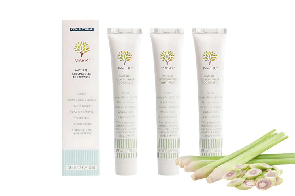 Natural Lemongrass Toothpaste Trio Pack - Israel Cart